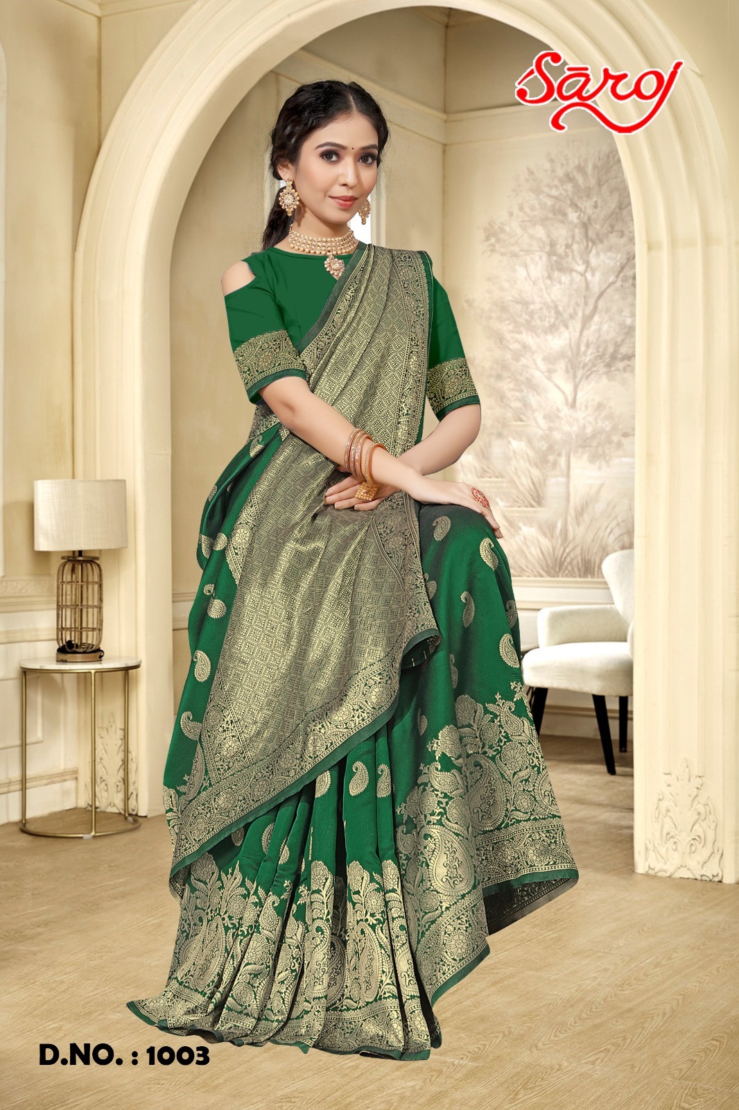 saroj saree kaamya 2 soft silk catchy look saree catalog