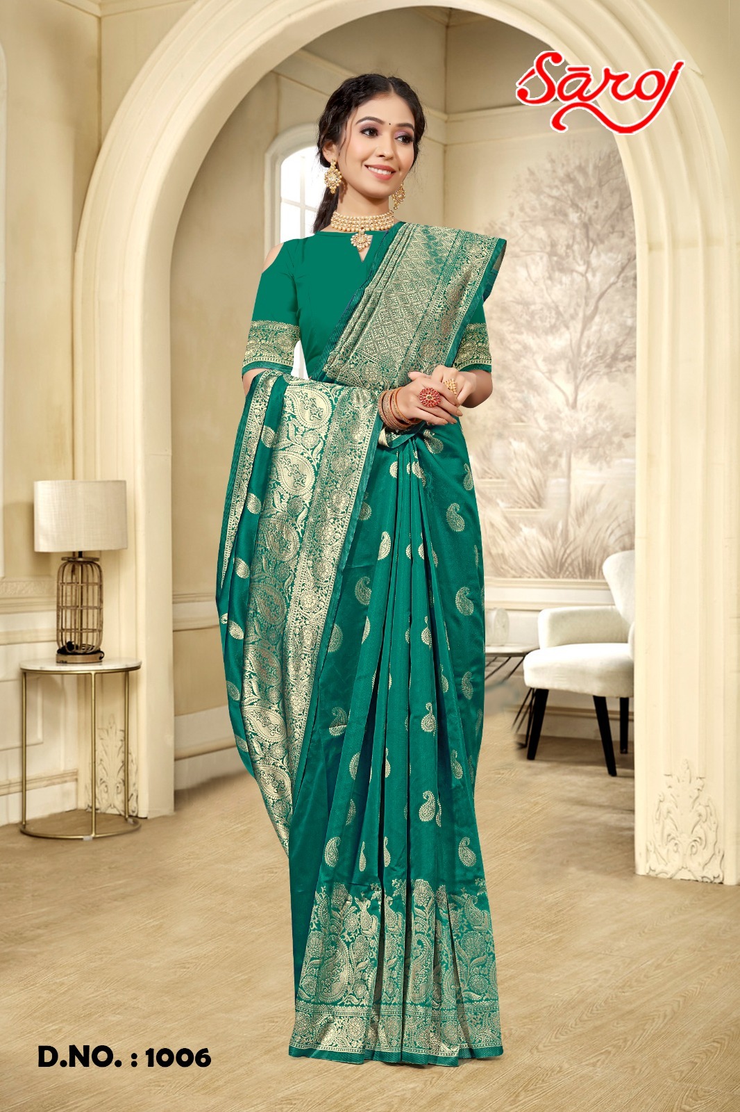 saroj saree kaamya 2 soft silk catchy look saree catalog