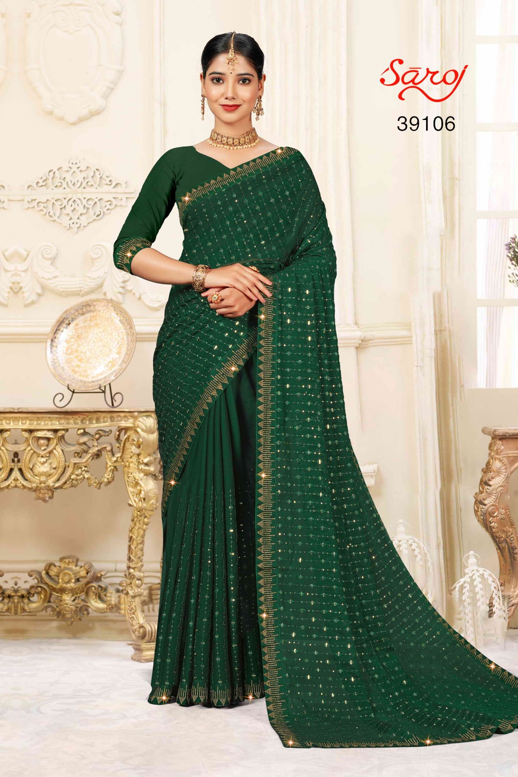 saroj saree mast kali georgette innovative look saree catalog