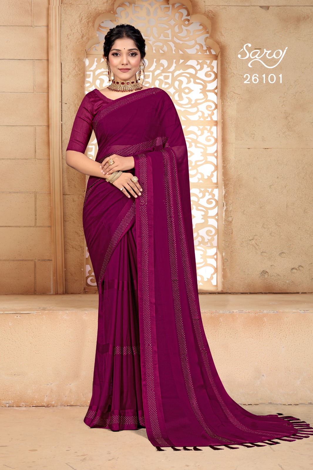 saroj saree mast kali georgette innovative look saree catalog