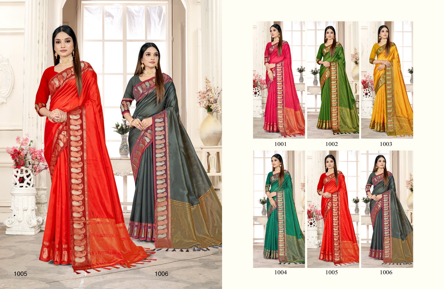 saroj saree raaga silk 4 organza innovative look saree catalog