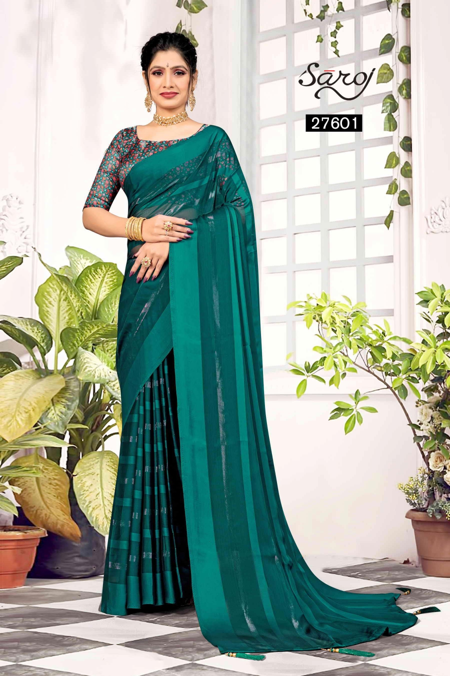 saroj sneh milan fancy attractive look saree catalog