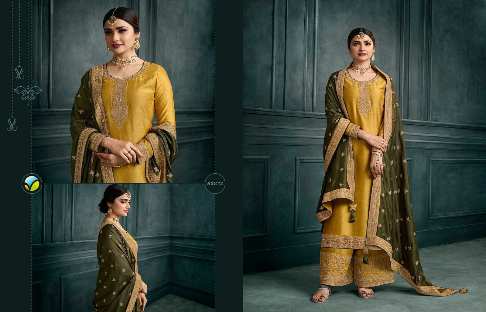 vinay fashion kaseesh shaheen 4 georgette innovative look salwar suit catalog