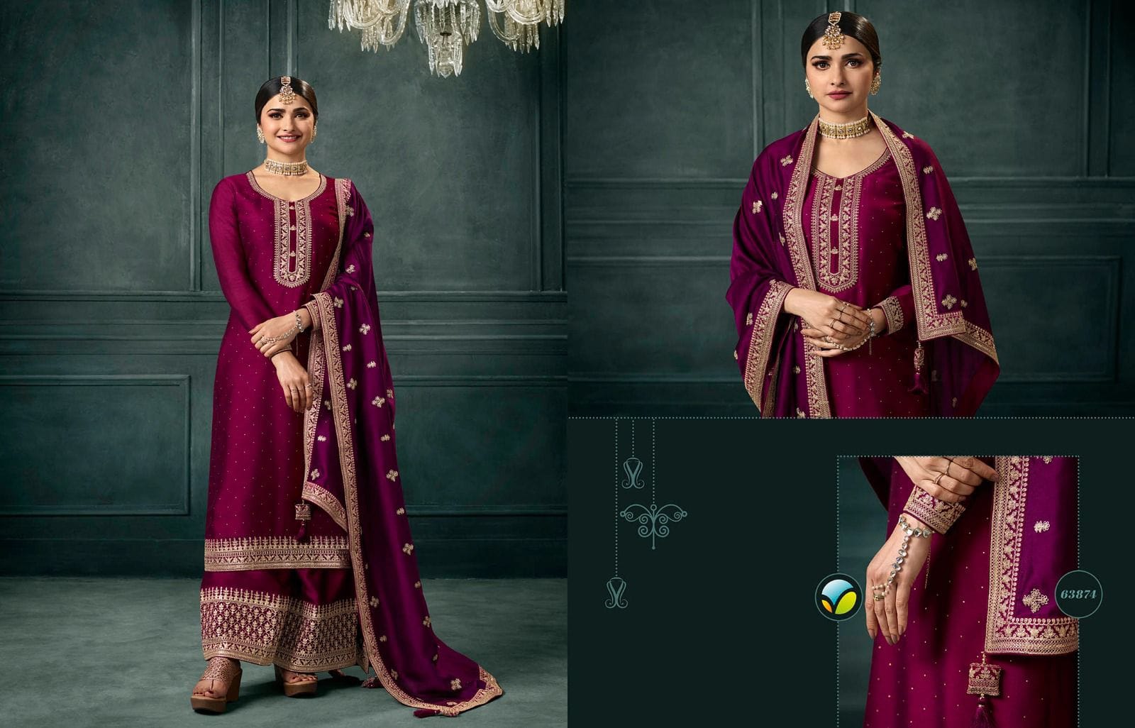 vinay fashion kaseesh shaheen 4 georgette innovative look salwar suit catalog