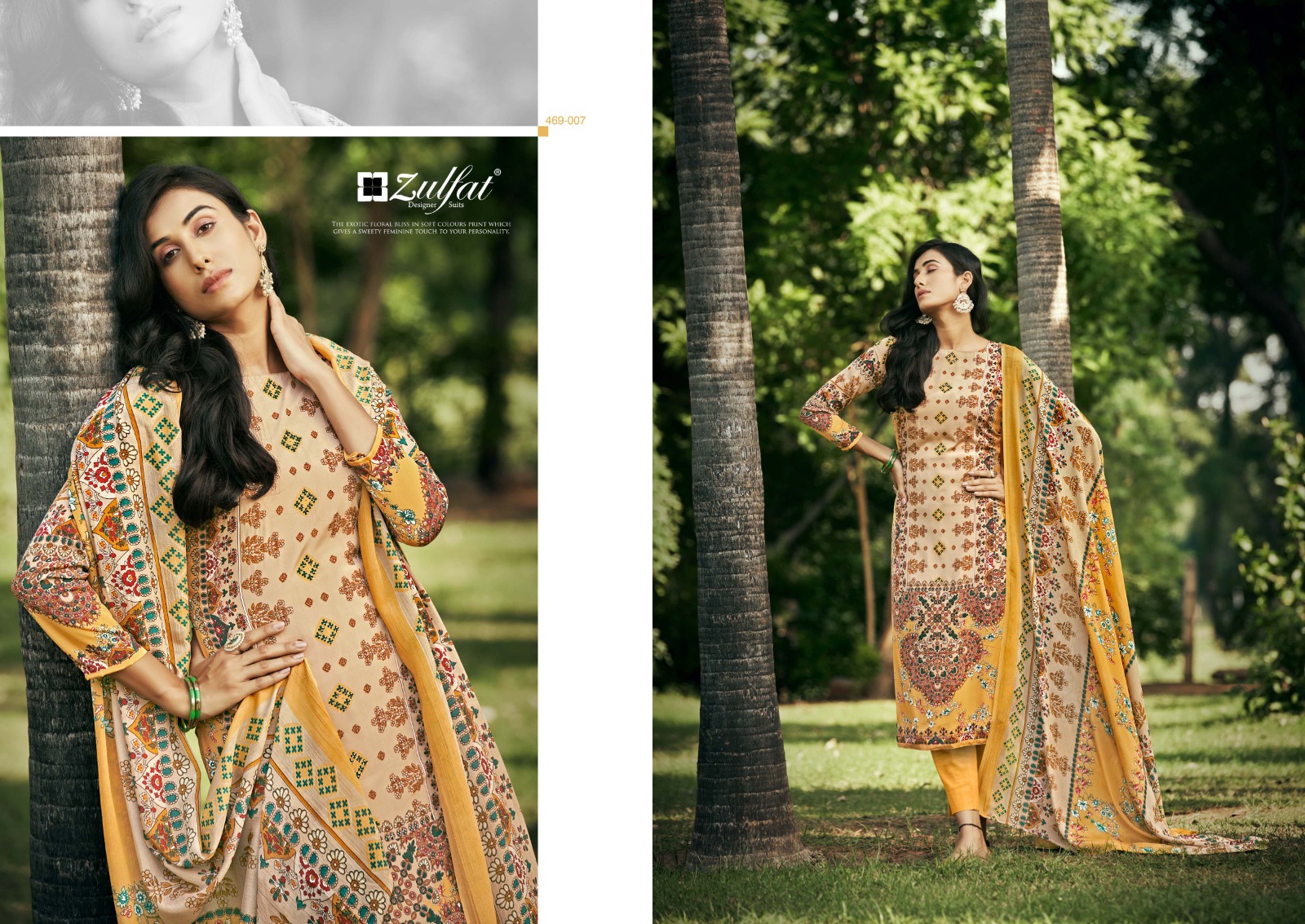 zulfat designer suit hayaat pure crape elegant look salwar suit catalog