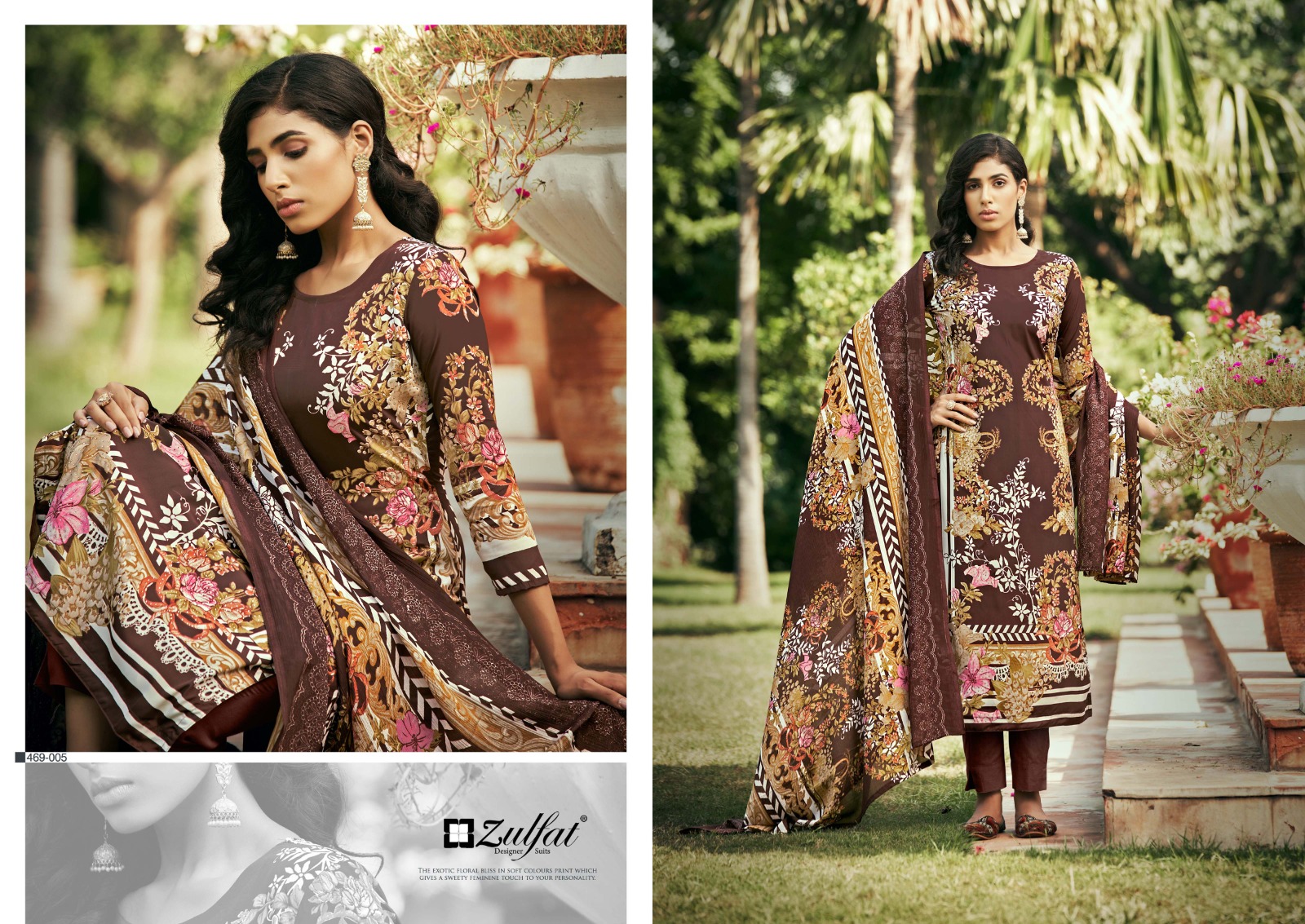 zulfat designer suit hayaat pure crape elegant look salwar suit catalog