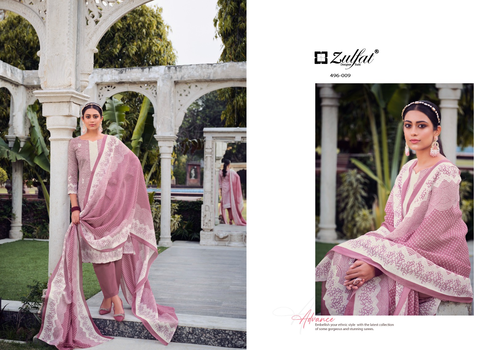 zulfat designer suit malang cotton regal look salwar suit catalog