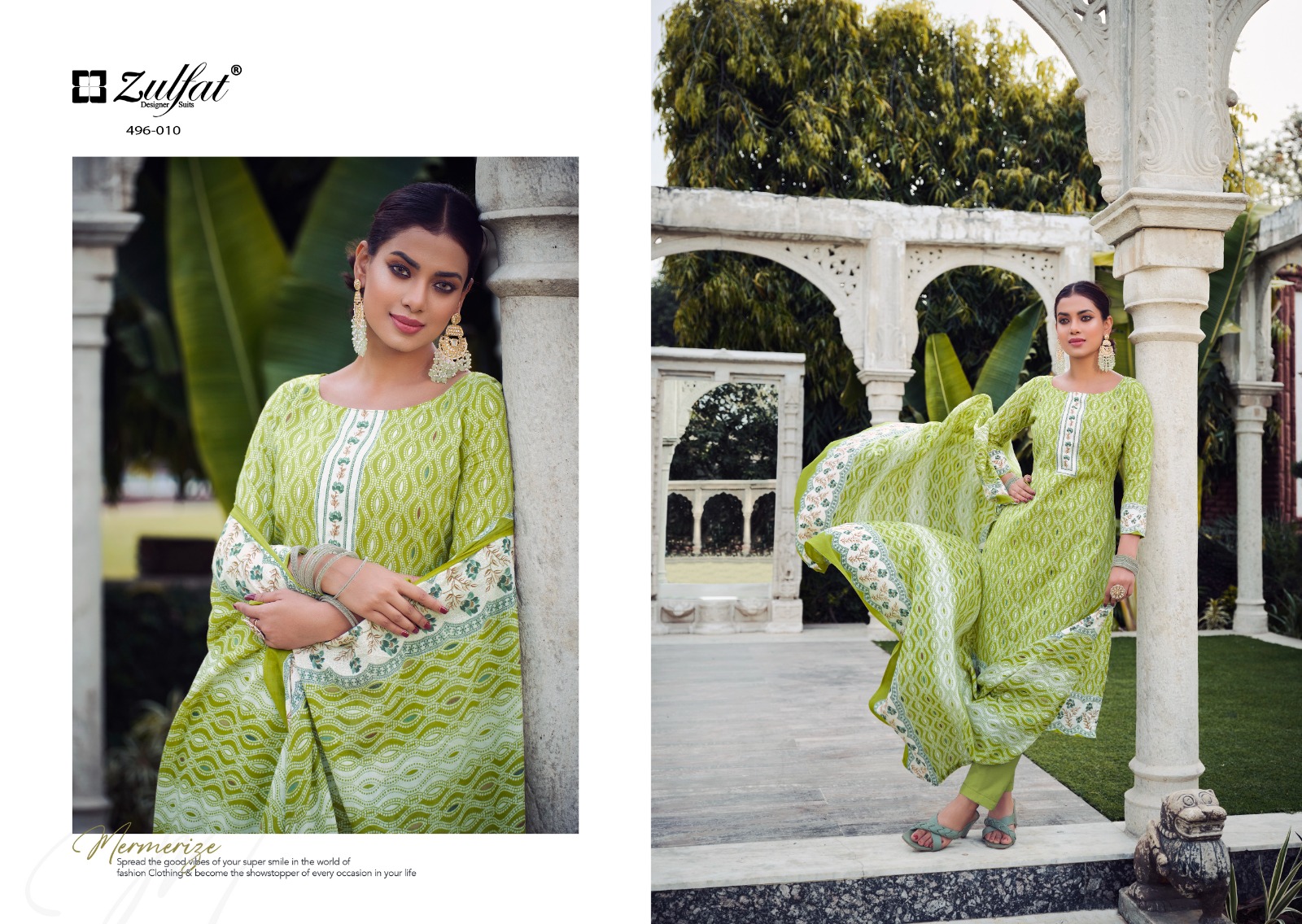 zulfat designer suit malang cotton regal look salwar suit catalog