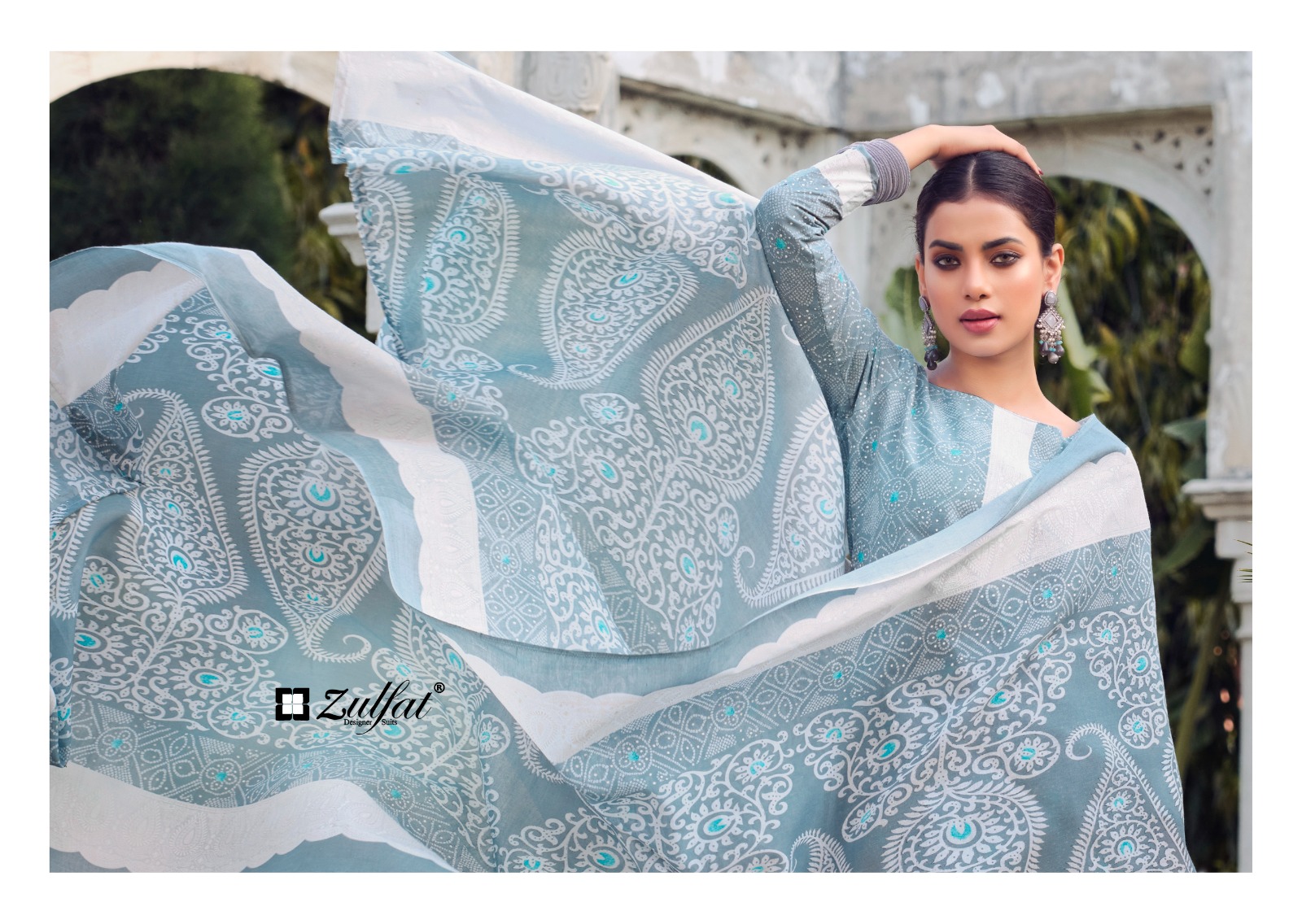 zulfat designer suit malang cotton regal look salwar suit catalog