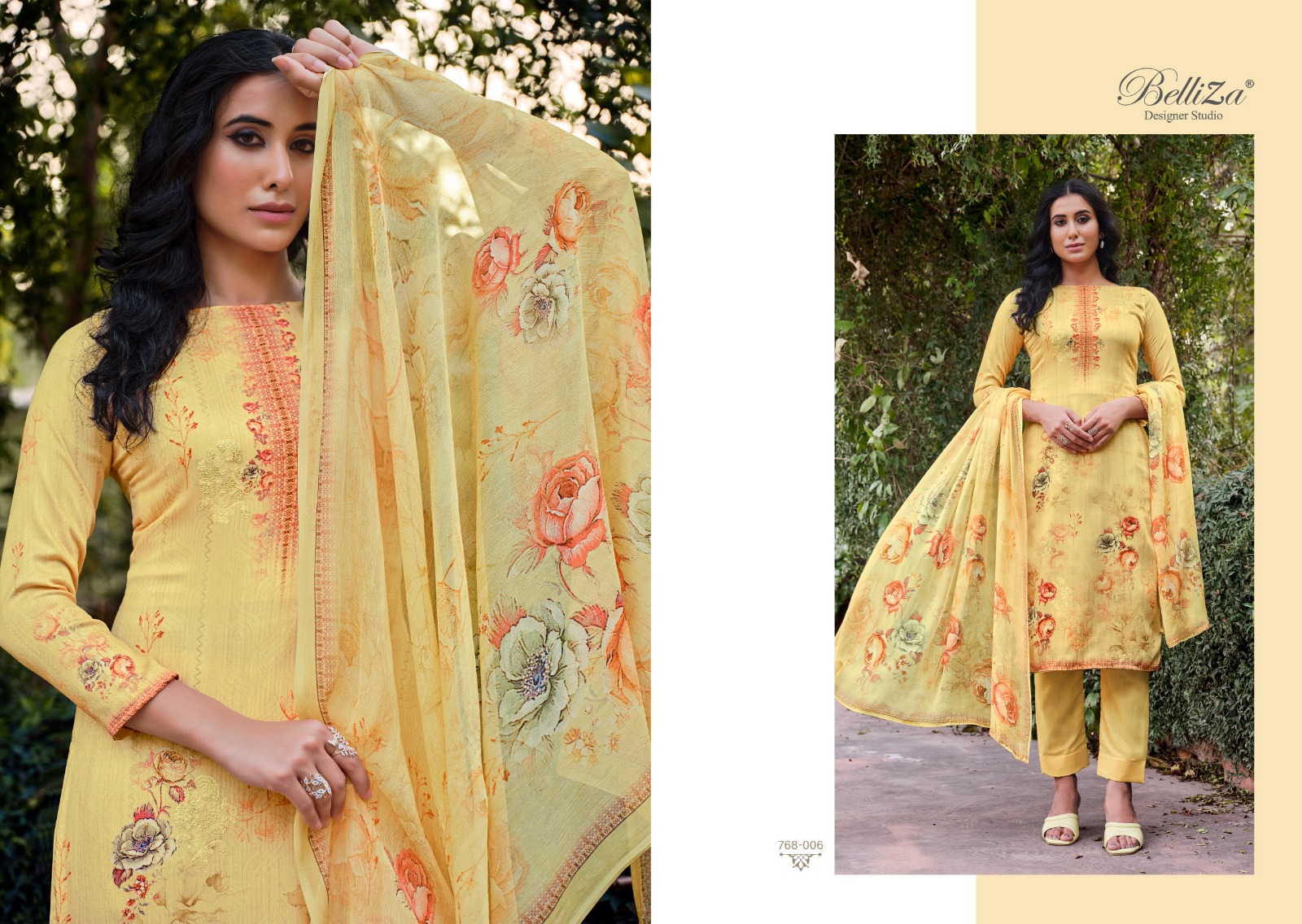 belliza designer suit parnika cotton regal look salwar suit catalog