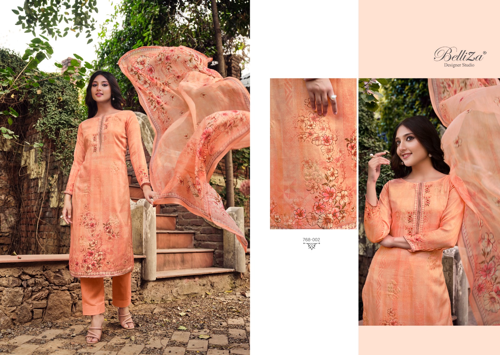 belliza designer suit parnika cotton regal look salwar suit catalog