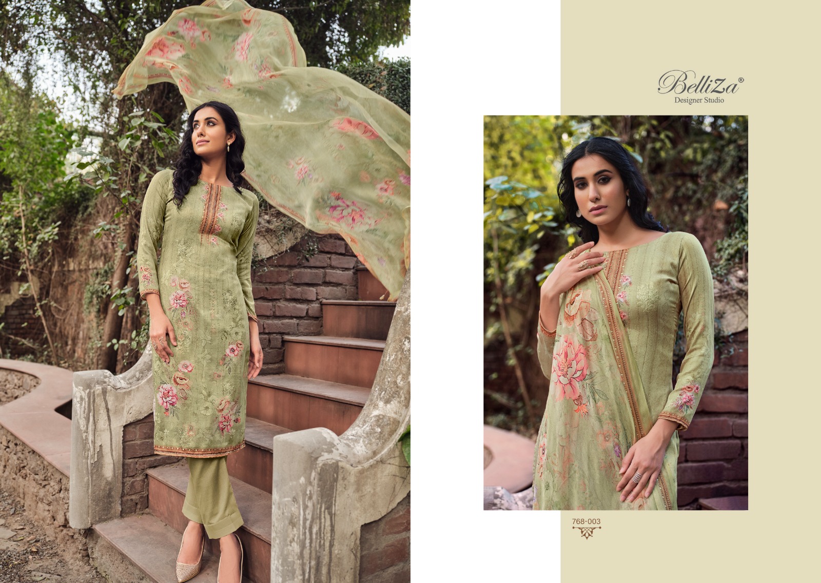 belliza designer suit parnika cotton regal look salwar suit catalog