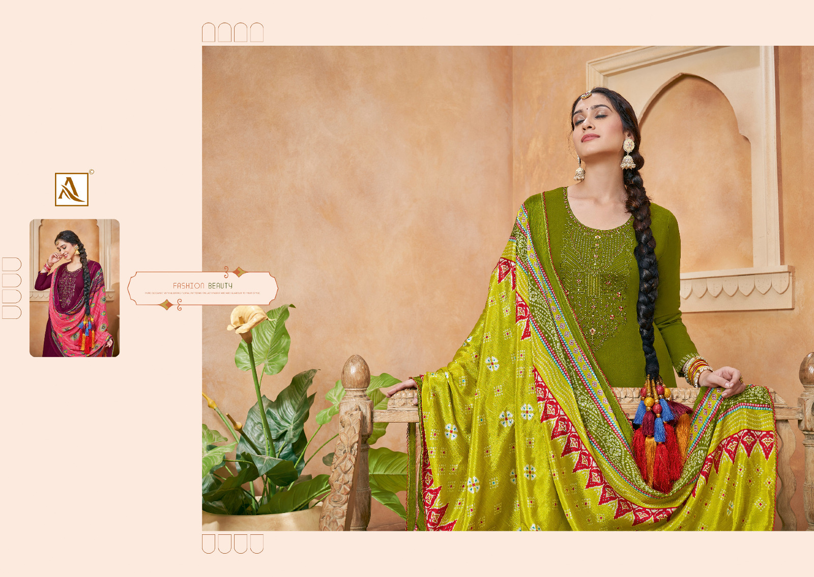 alok suit nigaar patiyala 3 viscose elegant salwar suit catalog