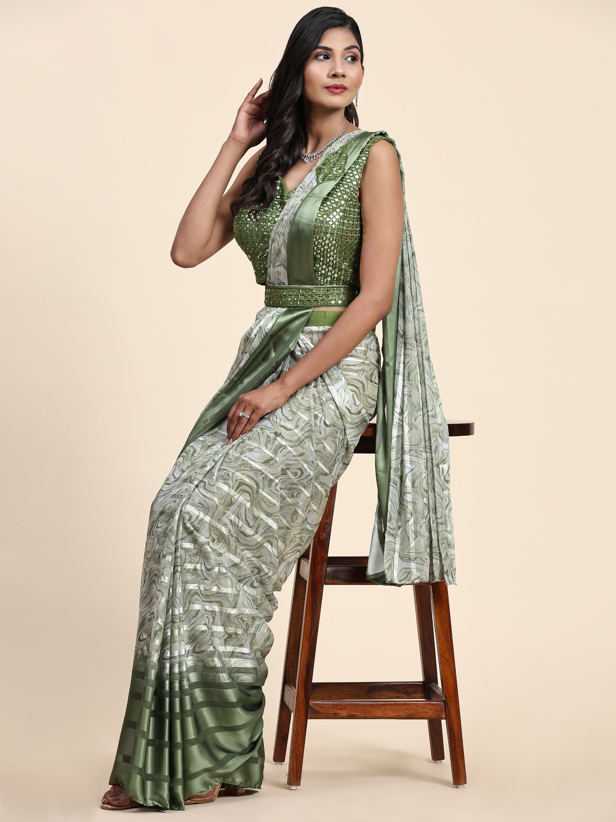 amoha trendz d no 1016353 silk satin catchy look saree catalog