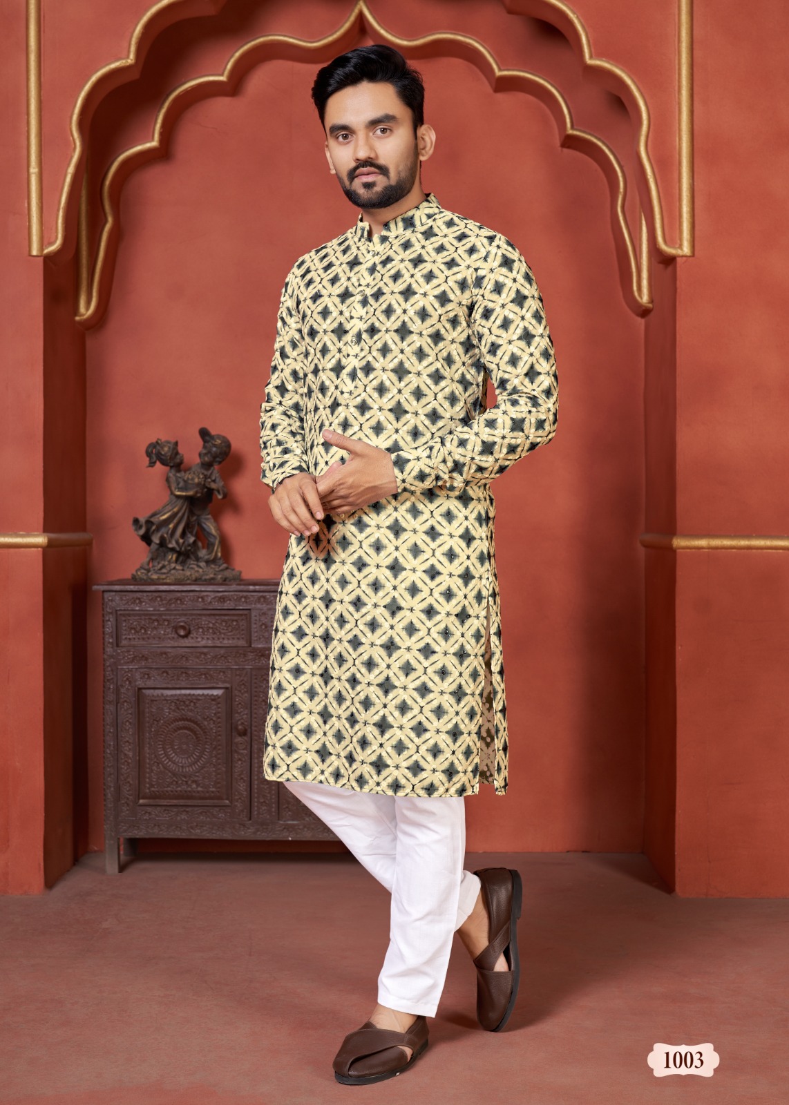 Banwery Fashion schiffli kurta vol 2 pc cotton decent look kurta with payjama catalog