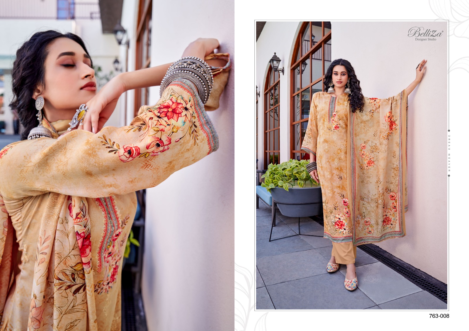 beliza designer studio Autograph cotton elegant salwar suit catalog