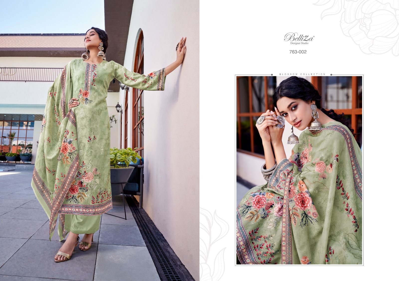 beliza designer studio Autograph cotton elegant salwar suit catalog