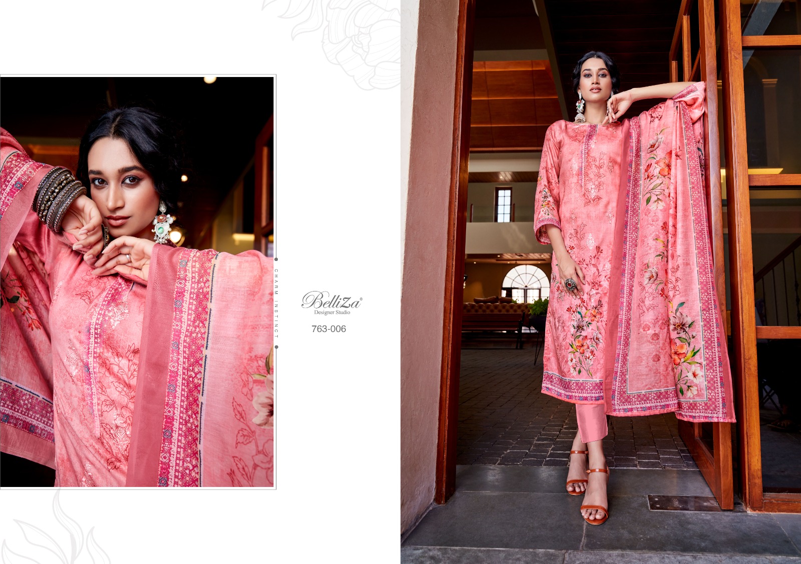 beliza designer studio Autograph cotton elegant salwar suit catalog