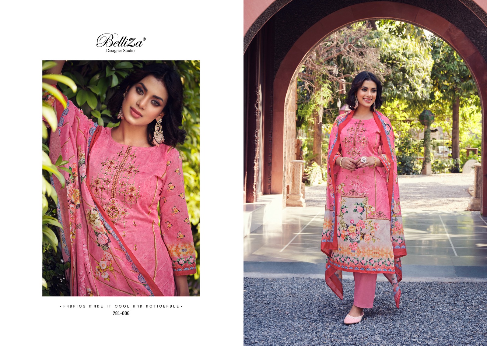 beliza designer studio ziana vol 2  cotton elegant salwar suit catalog