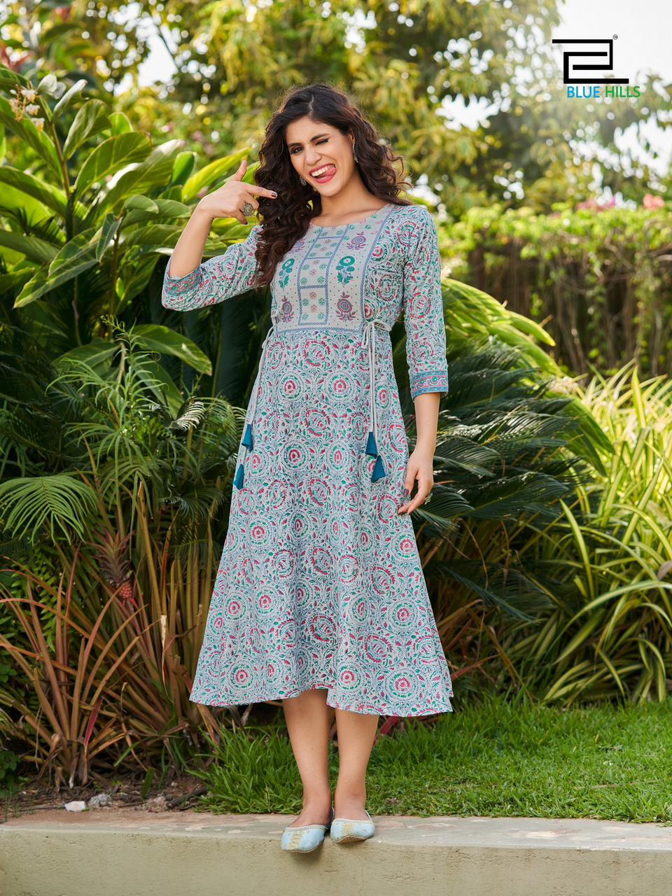 blue hills spicy vol 1 cotton exclusive print kurti catalog