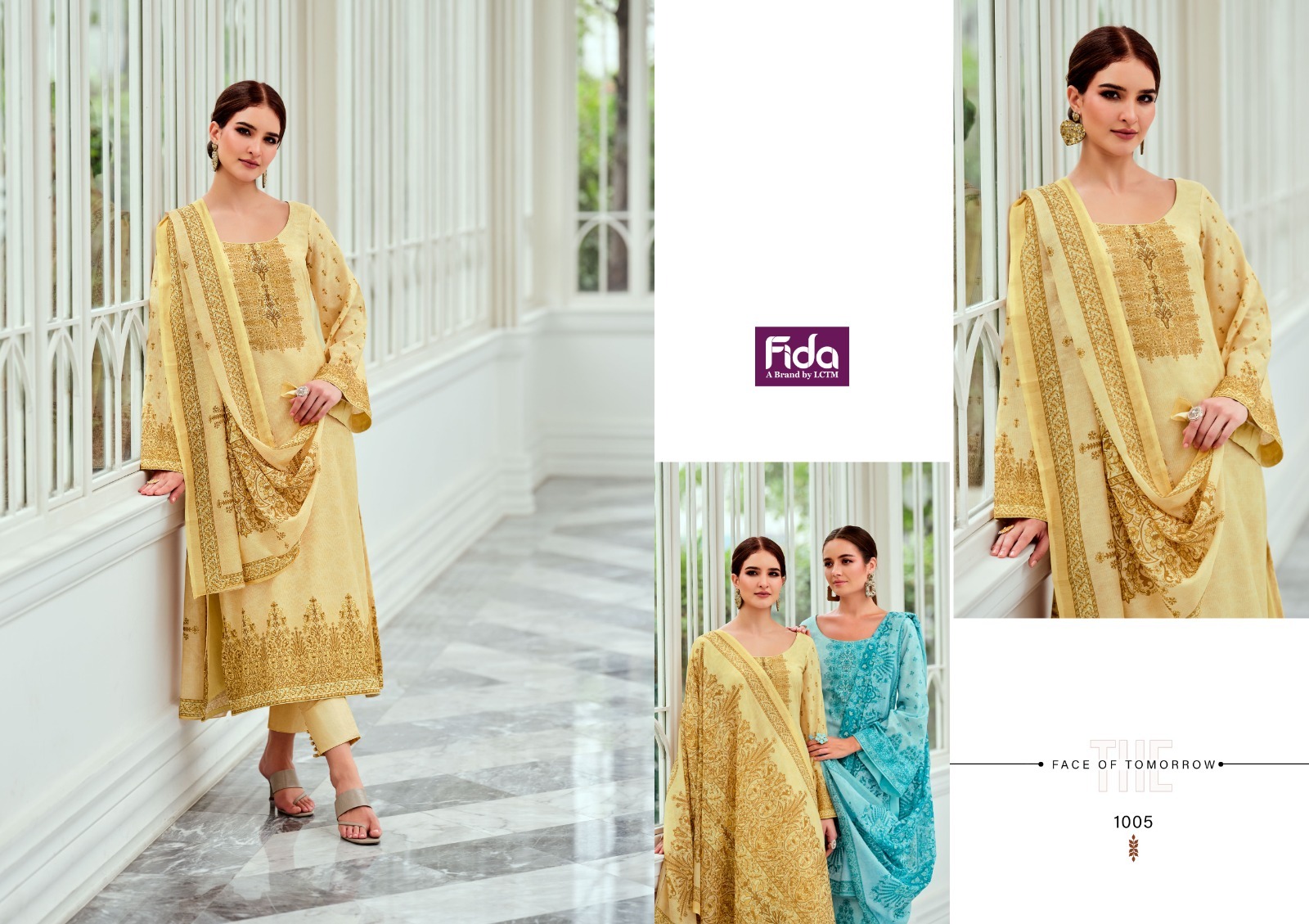 fida posheeda cotton decent look salwar suit catalog