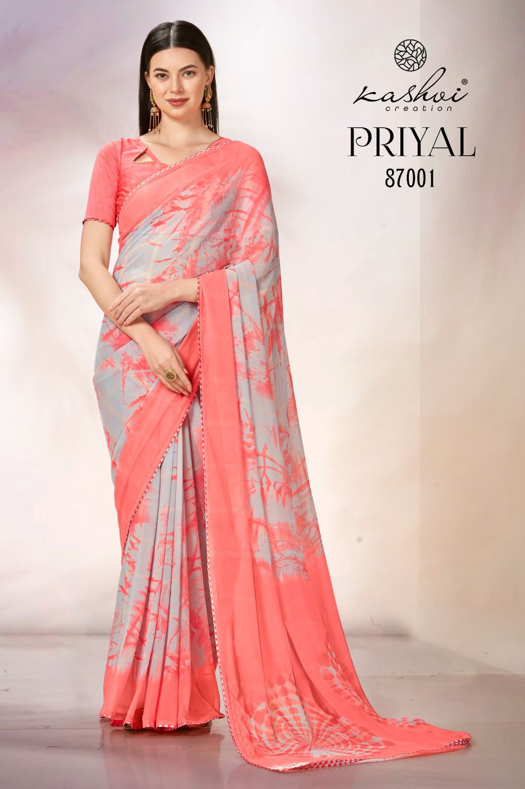 lt kashvi creation  priyal weightless attractive look saree catalog