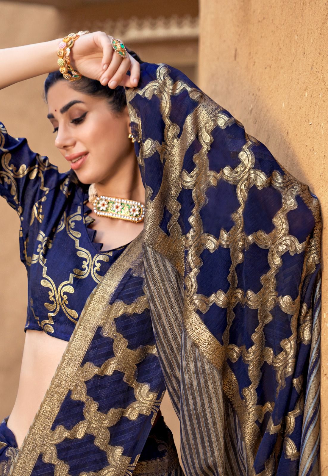 lt kashvi creation kavya chiffon attractive look saree catalog