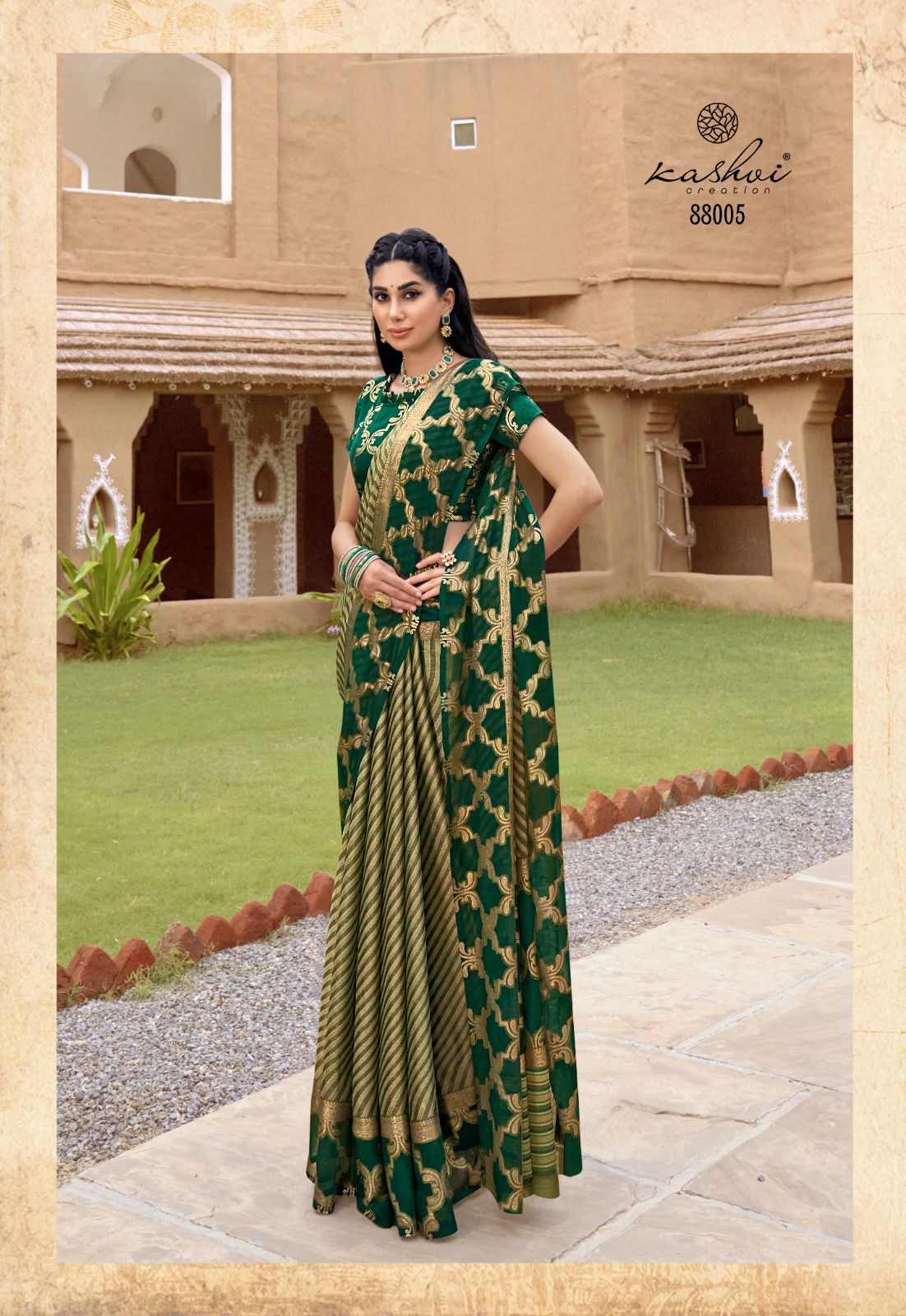 lt kashvi creation kavya chiffon attractive look saree catalog