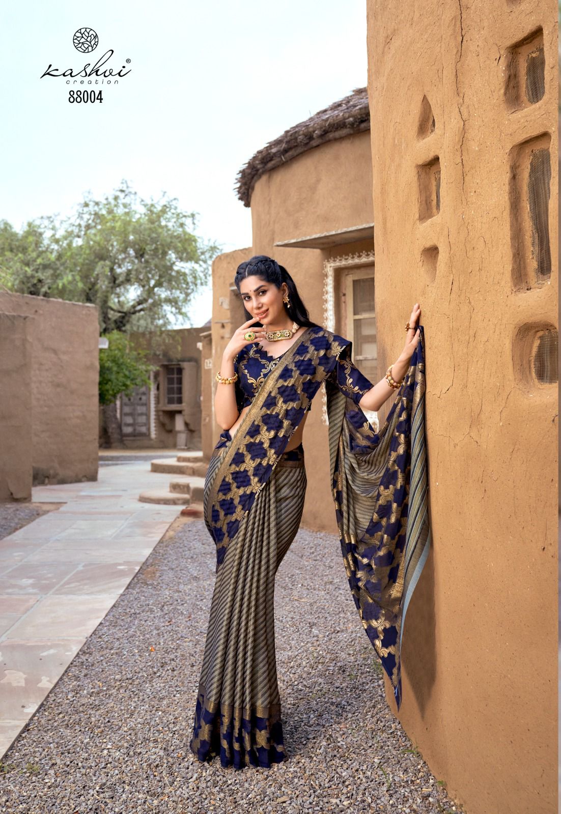 lt kashvi creation kavya chiffon attractive look saree catalog