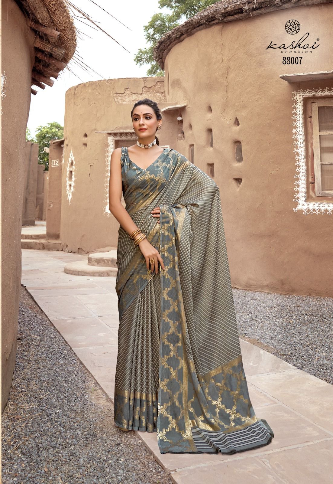 lt kashvi creation kavya chiffon attractive look saree catalog