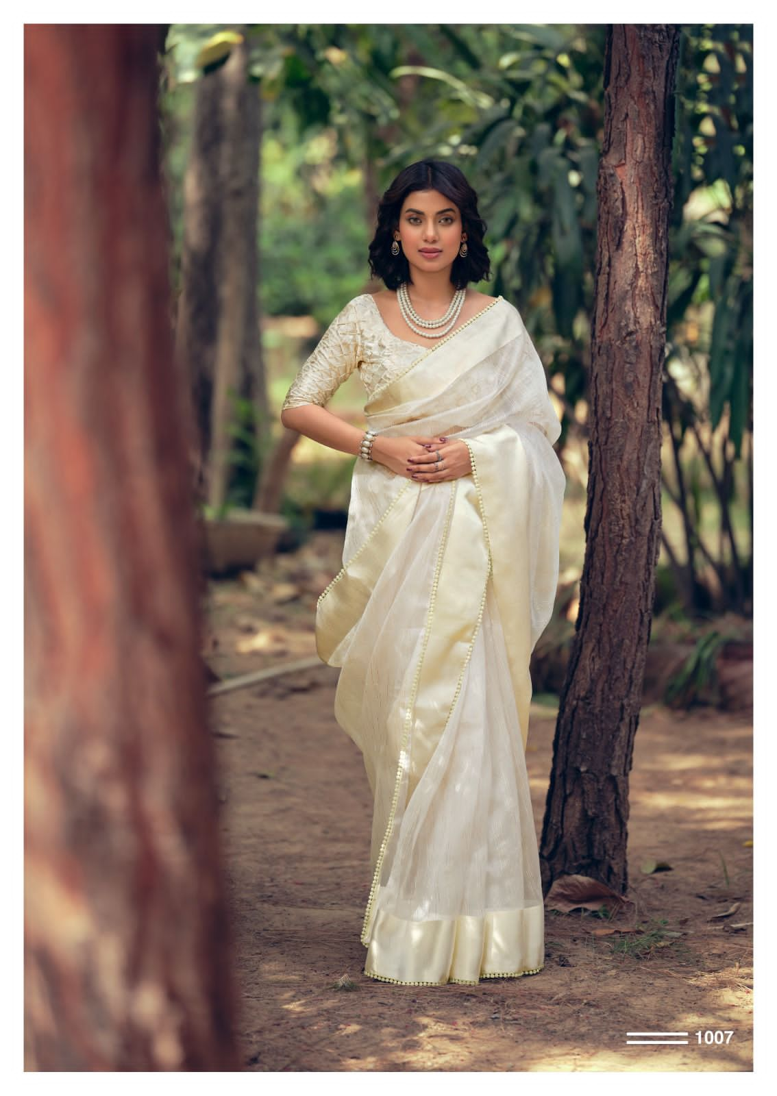 lt kashvi creation raksha organza regal look saree catalog