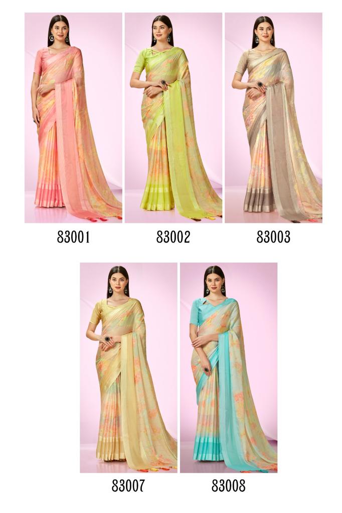 lt kashvi creation shaleen moss attractive look saree catalog