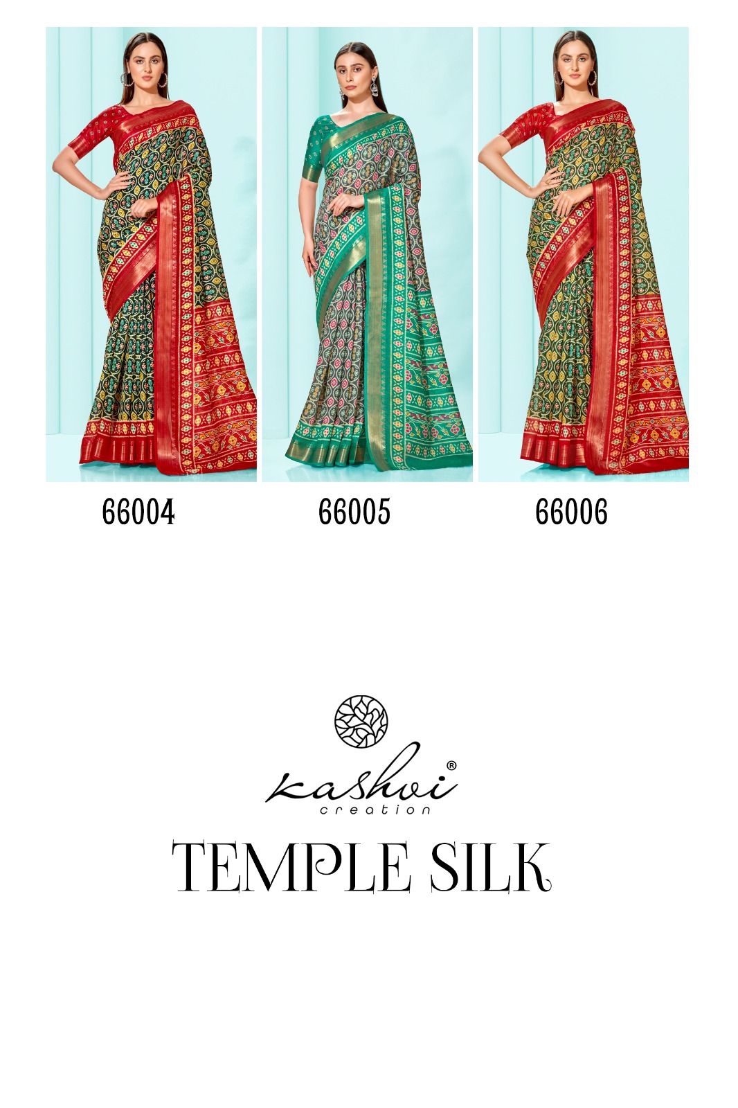 lt kashvi creation temple silk cotton decent look saree catalog