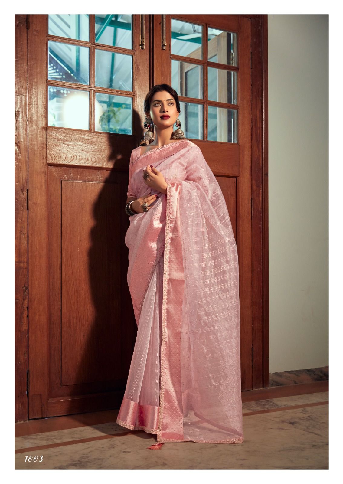 lt kashvi cretion sangam organza decent look saree catalog