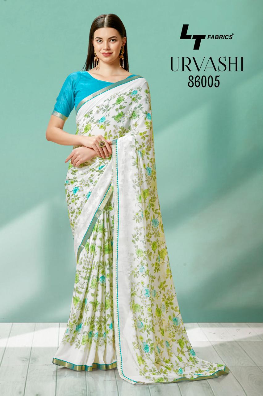 lt kasvi creation urvashi micro decent look saree catalog