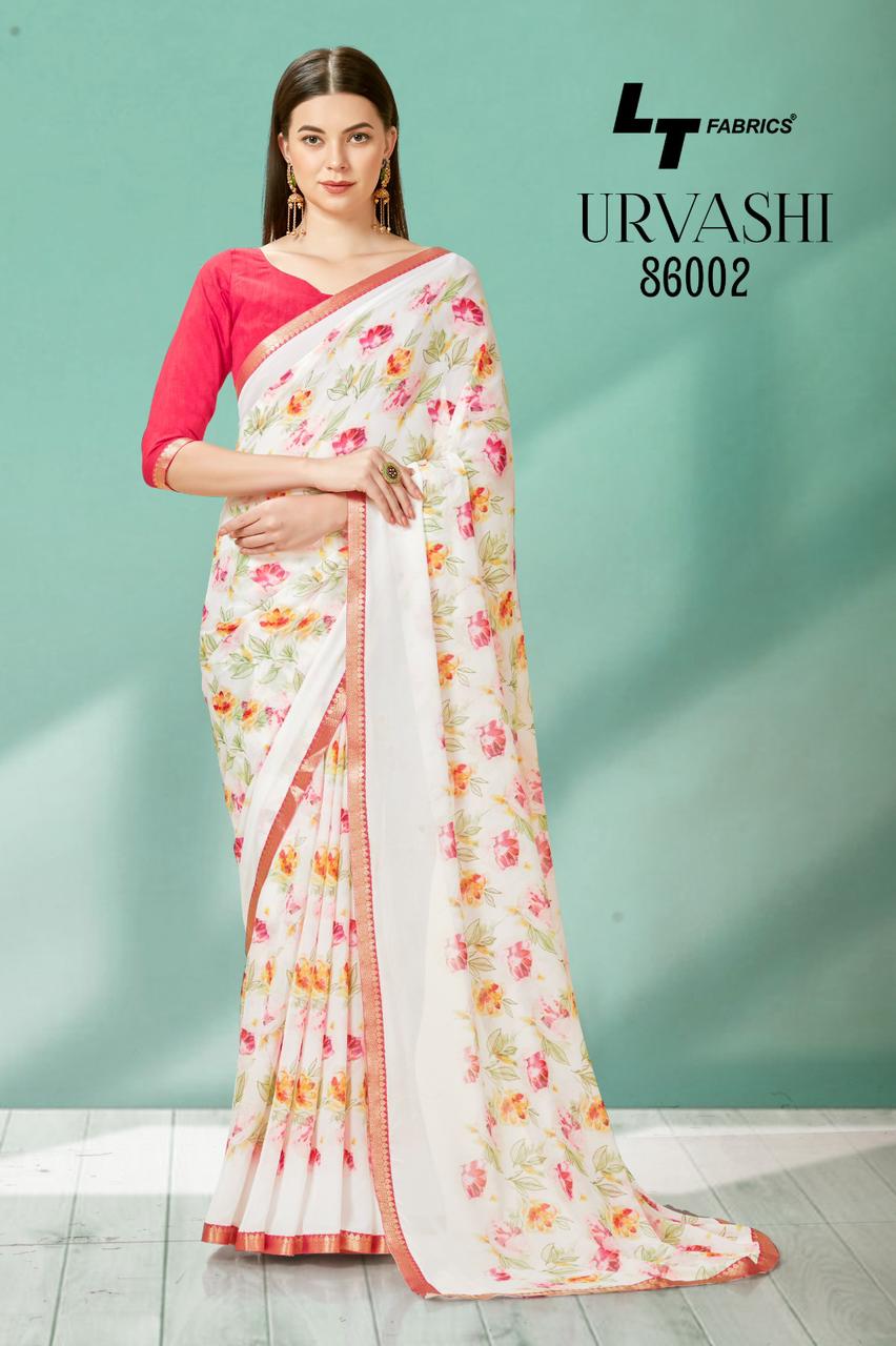 lt kasvi creation urvashi micro decent look saree catalog