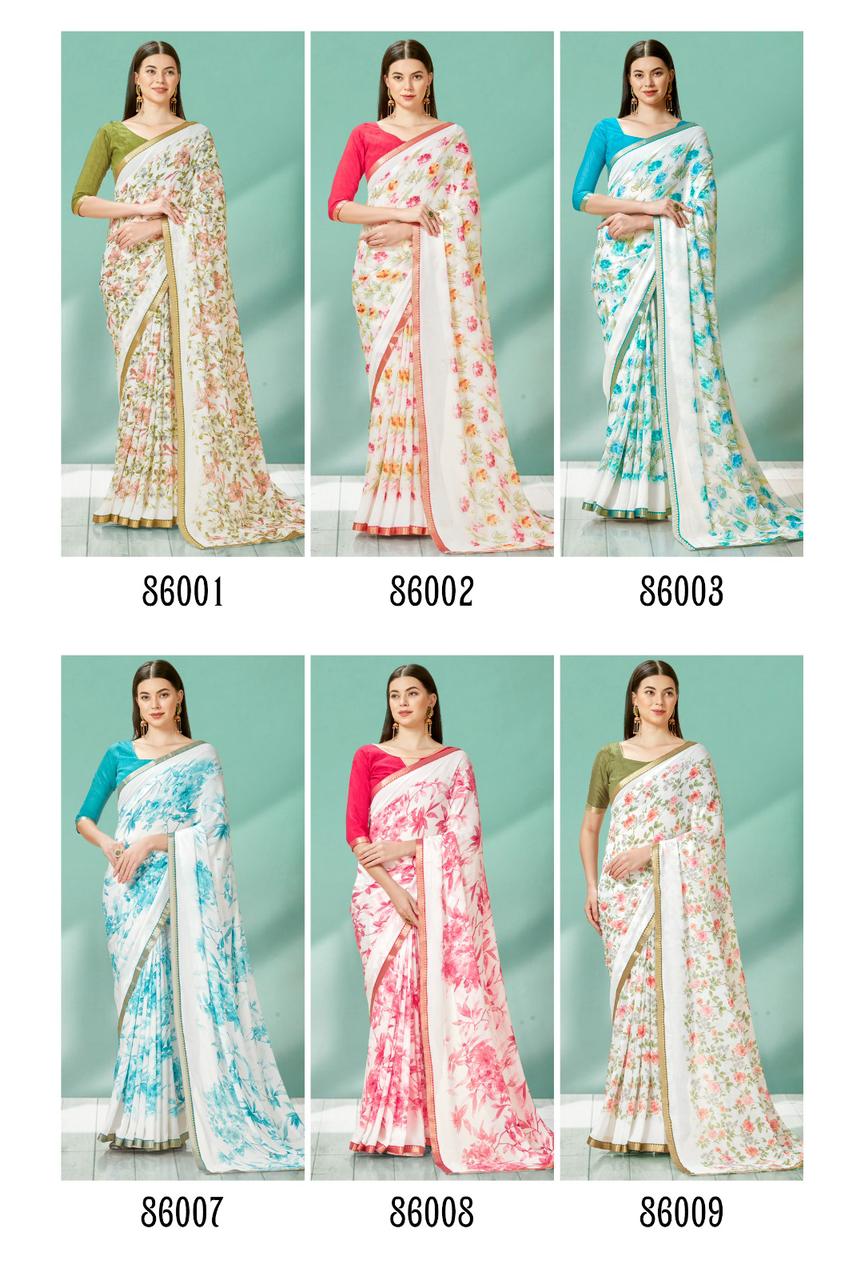 lt kasvi creation urvashi micro decent look saree catalog