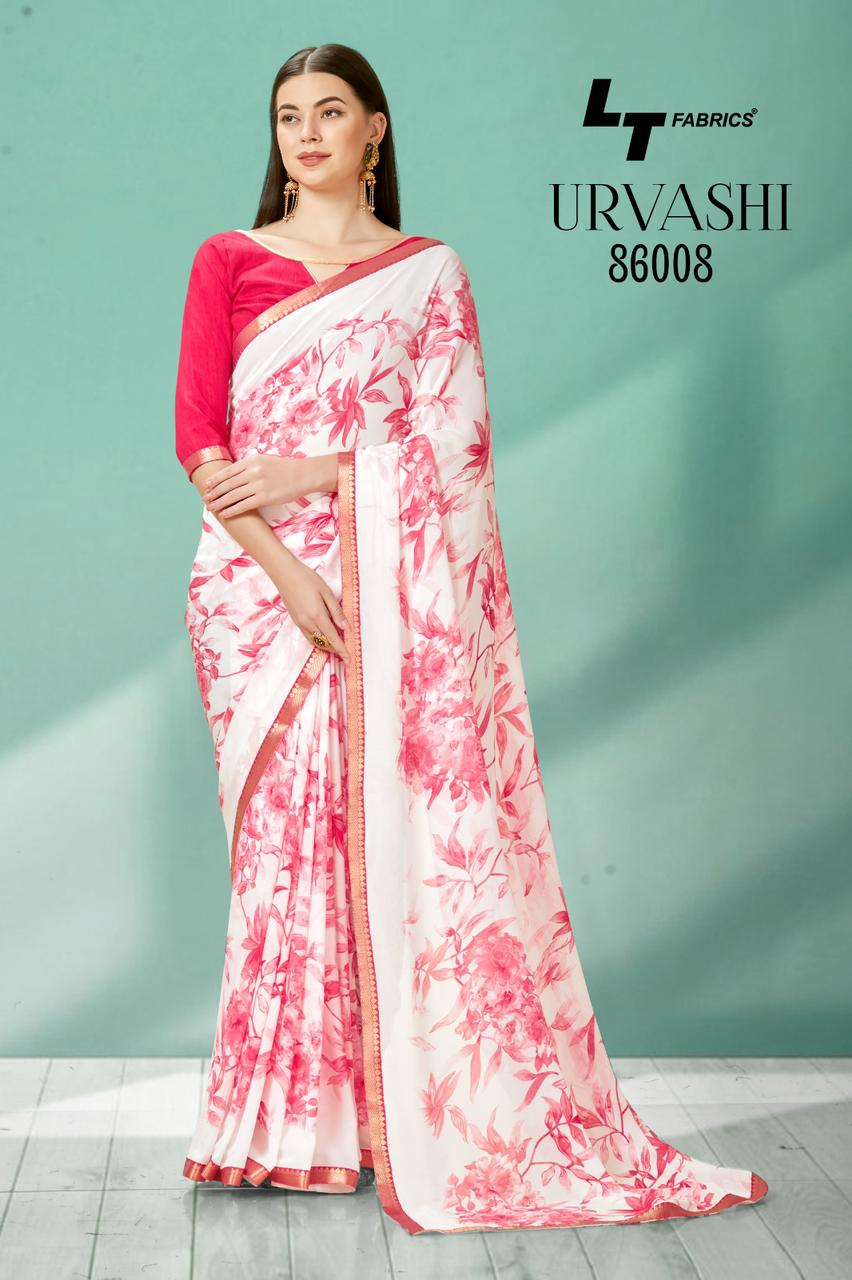 lt kasvi creation urvashi micro decent look saree catalog