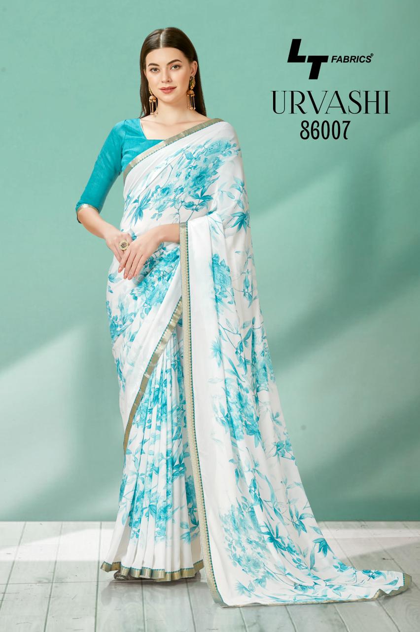 lt kasvi creation urvashi micro decent look saree catalog