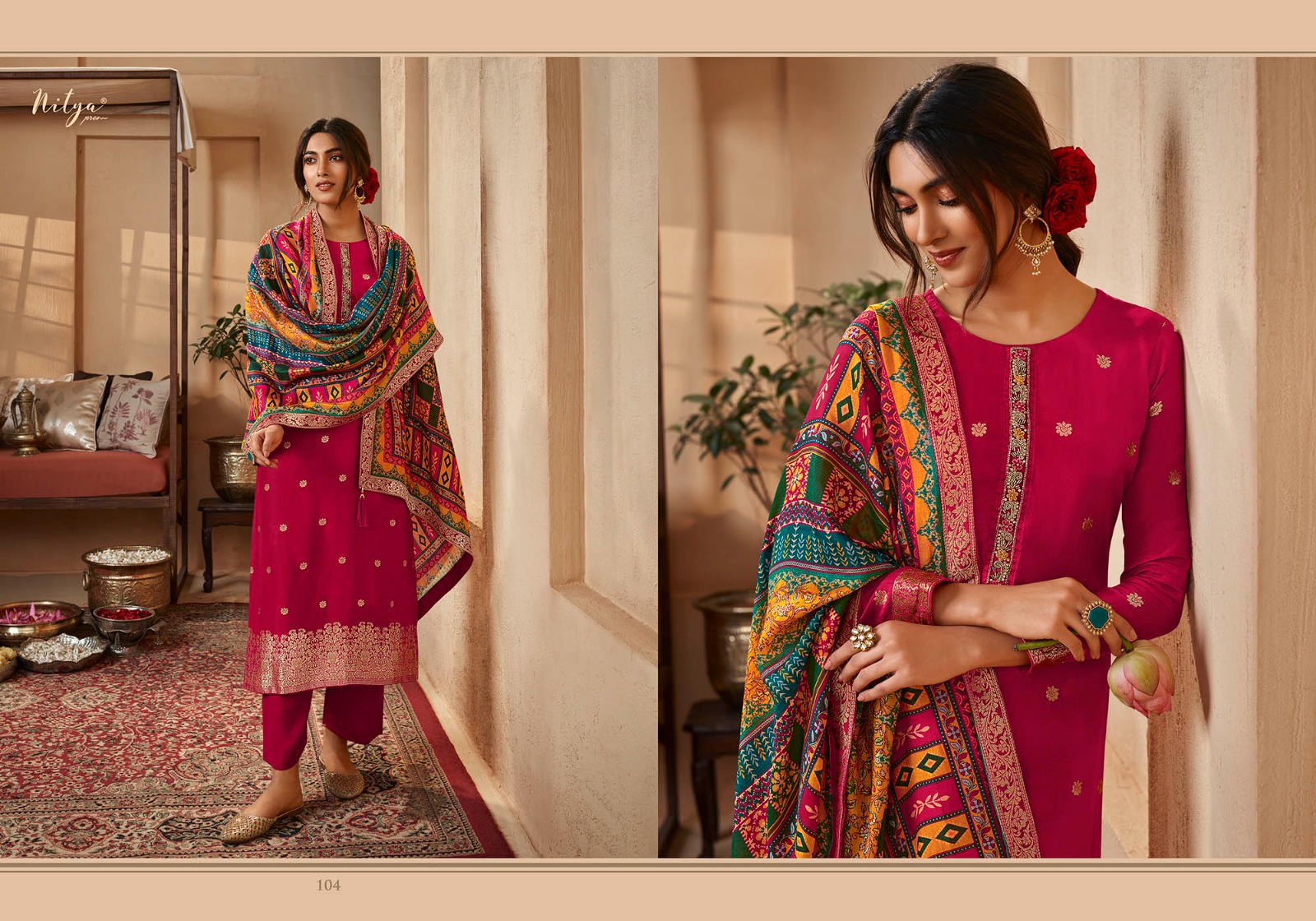 lt nitya naayaab dola jaequard gorgeous look salwar suit catalog