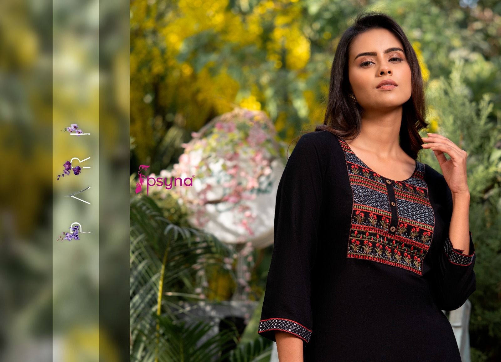 psyna pari 10 rayon elegant kurti catalog