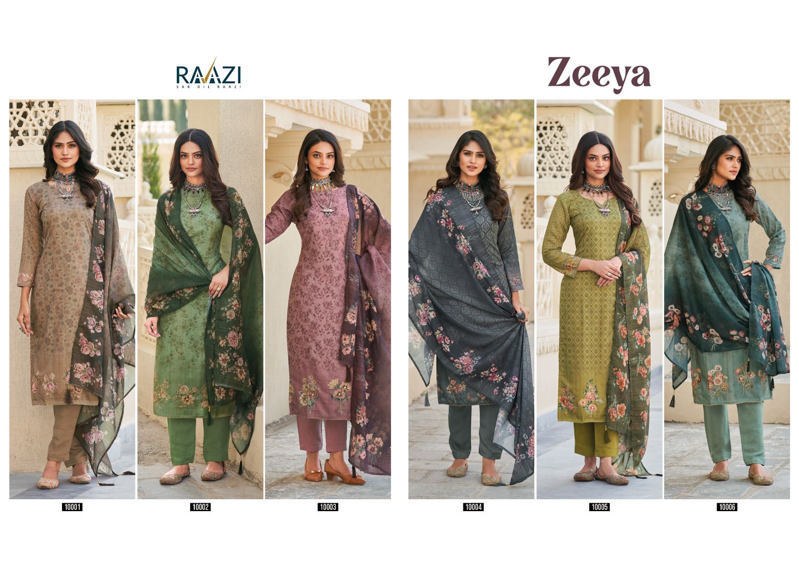 rama fashion zeeya cotton gorgeous look salwar suit catalog