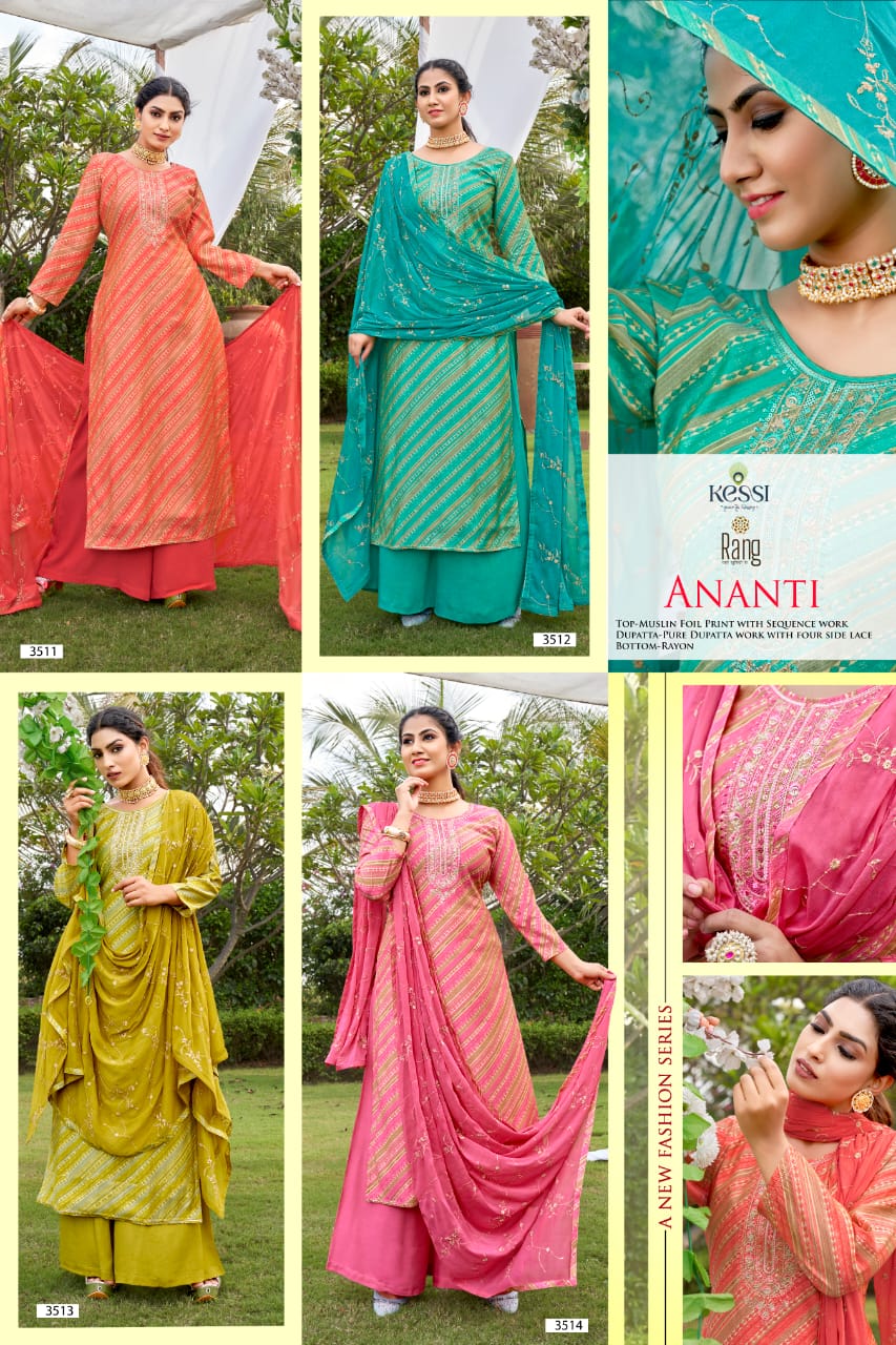 rang ananti muslin exclusive print salwar suit catalog