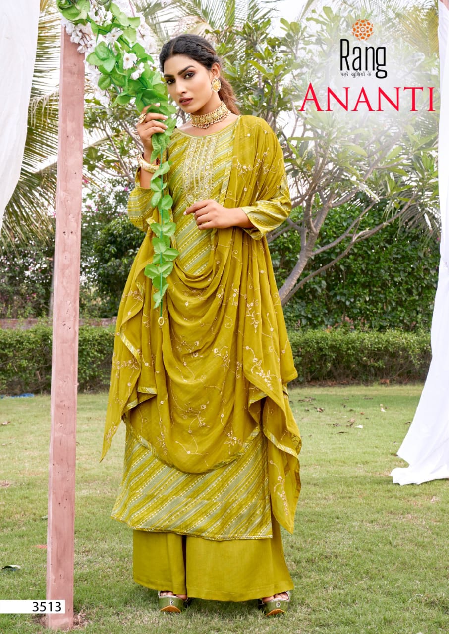 rang ananti muslin exclusive print salwar suit catalog