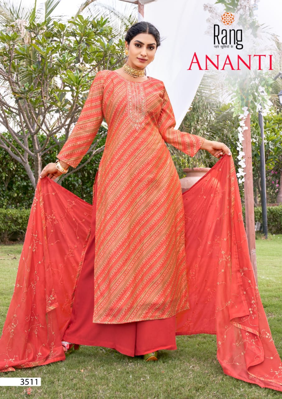 rang ananti muslin exclusive print salwar suit catalog