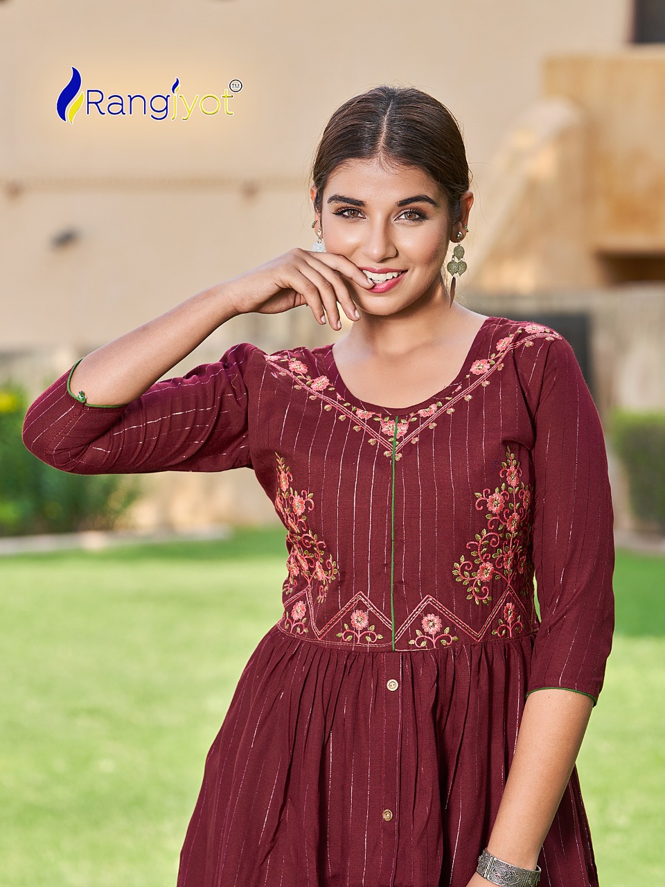 rangjot gracia vol 2 cotton catchy look kurti catalog