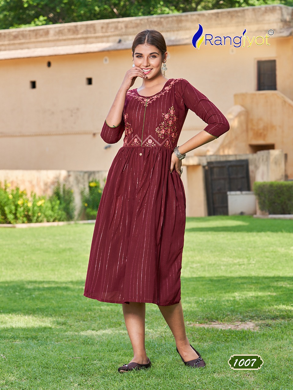 rangjot gracia vol 2 cotton catchy look kurti catalog