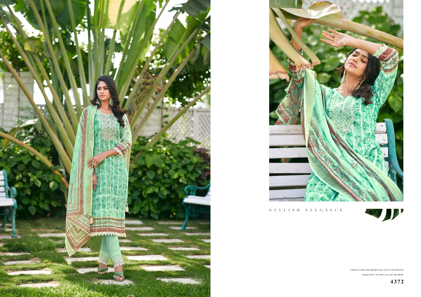 rangoon khushi cotton exclusive print top bottom with dupatta catalog