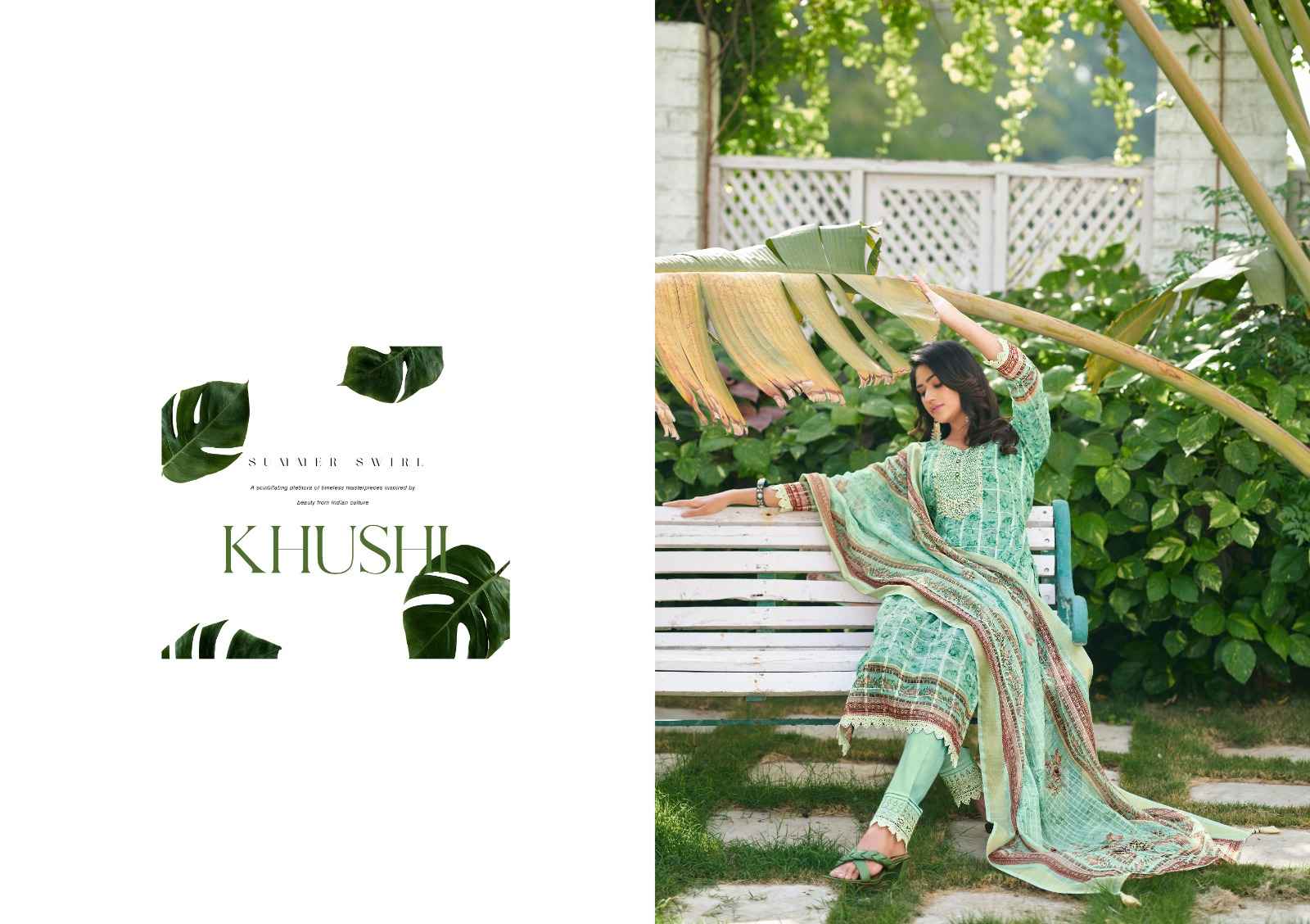 rangoon khushi cotton exclusive print top bottom with dupatta catalog