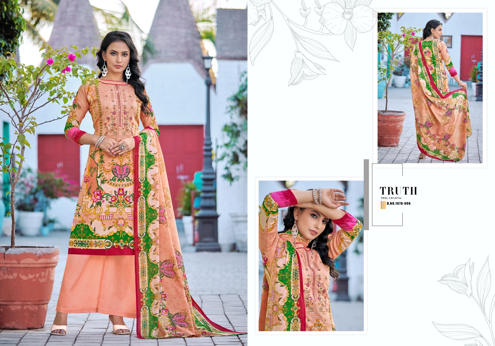 romani mareena vol m 14 cotton exclusive print salwar suit catalog